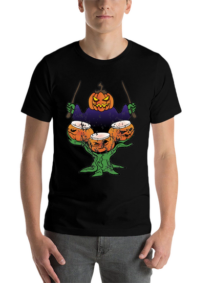 Pumpkin Drummer Halloween T-Shirt