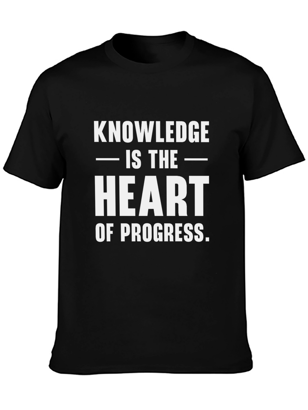 Knowledge is the Heart of Progress T-Shirt