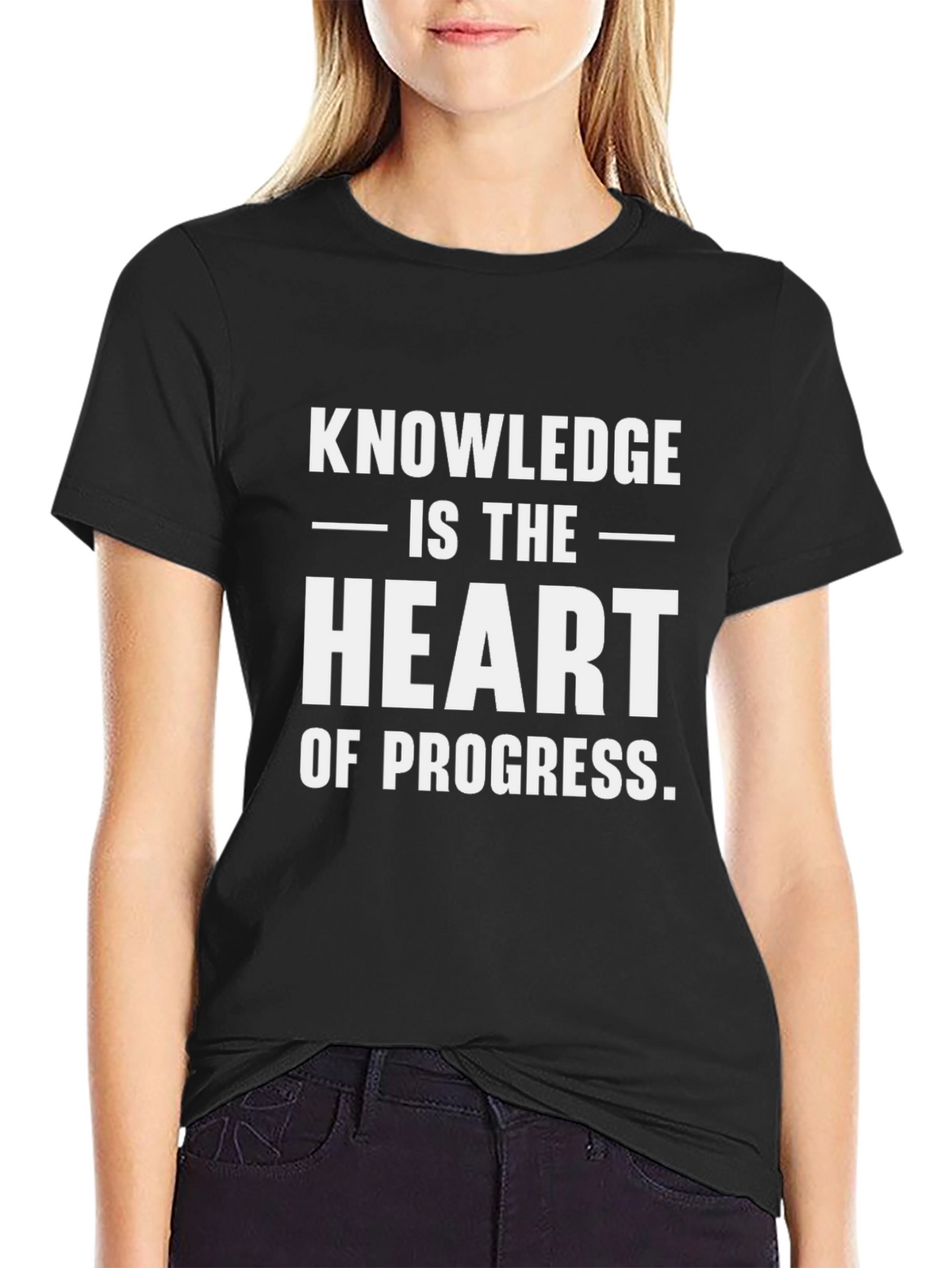 Knowledge is the Heart of Progress T-Shirt