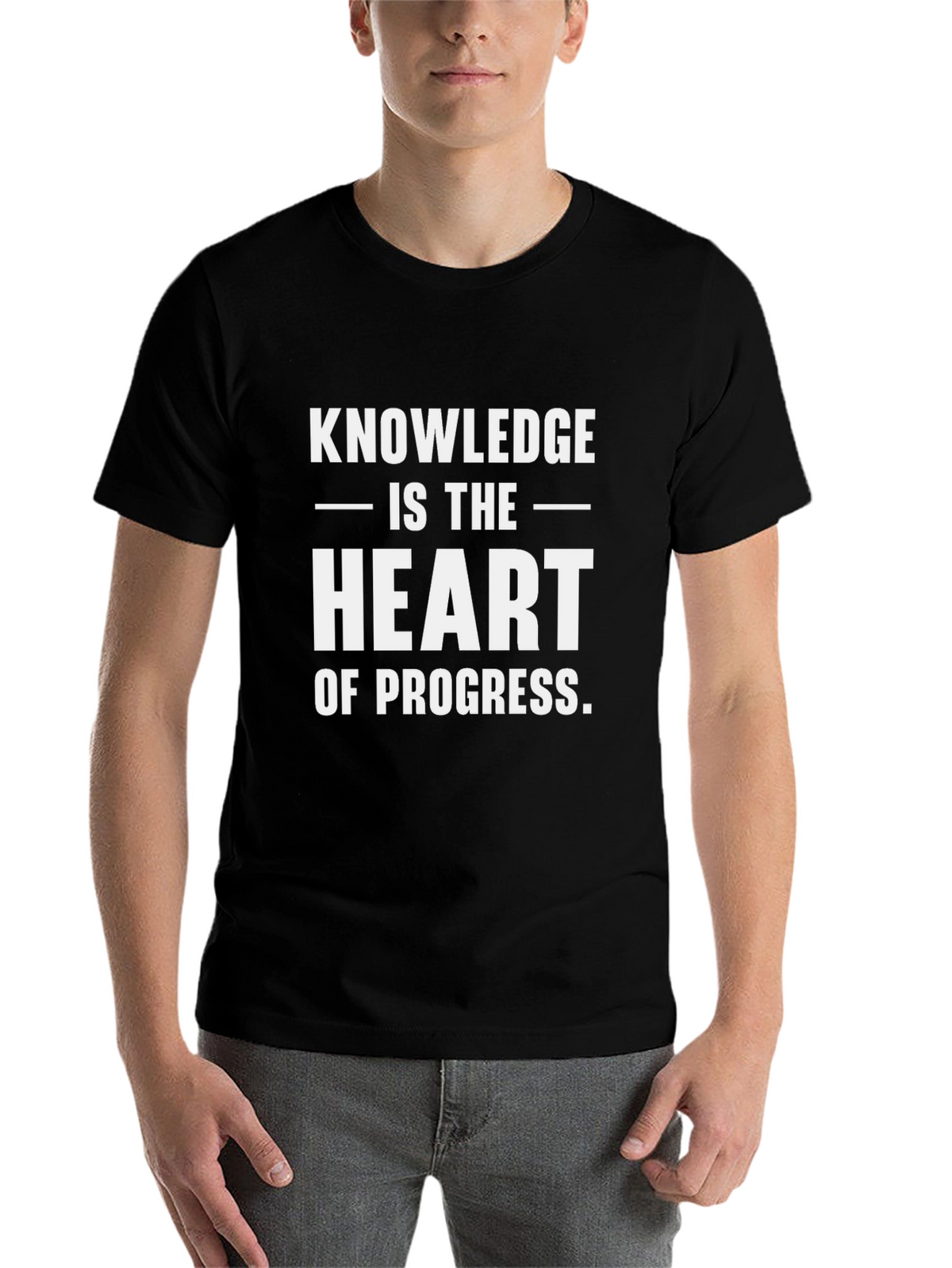 Knowledge is the Heart of Progress T-Shirt