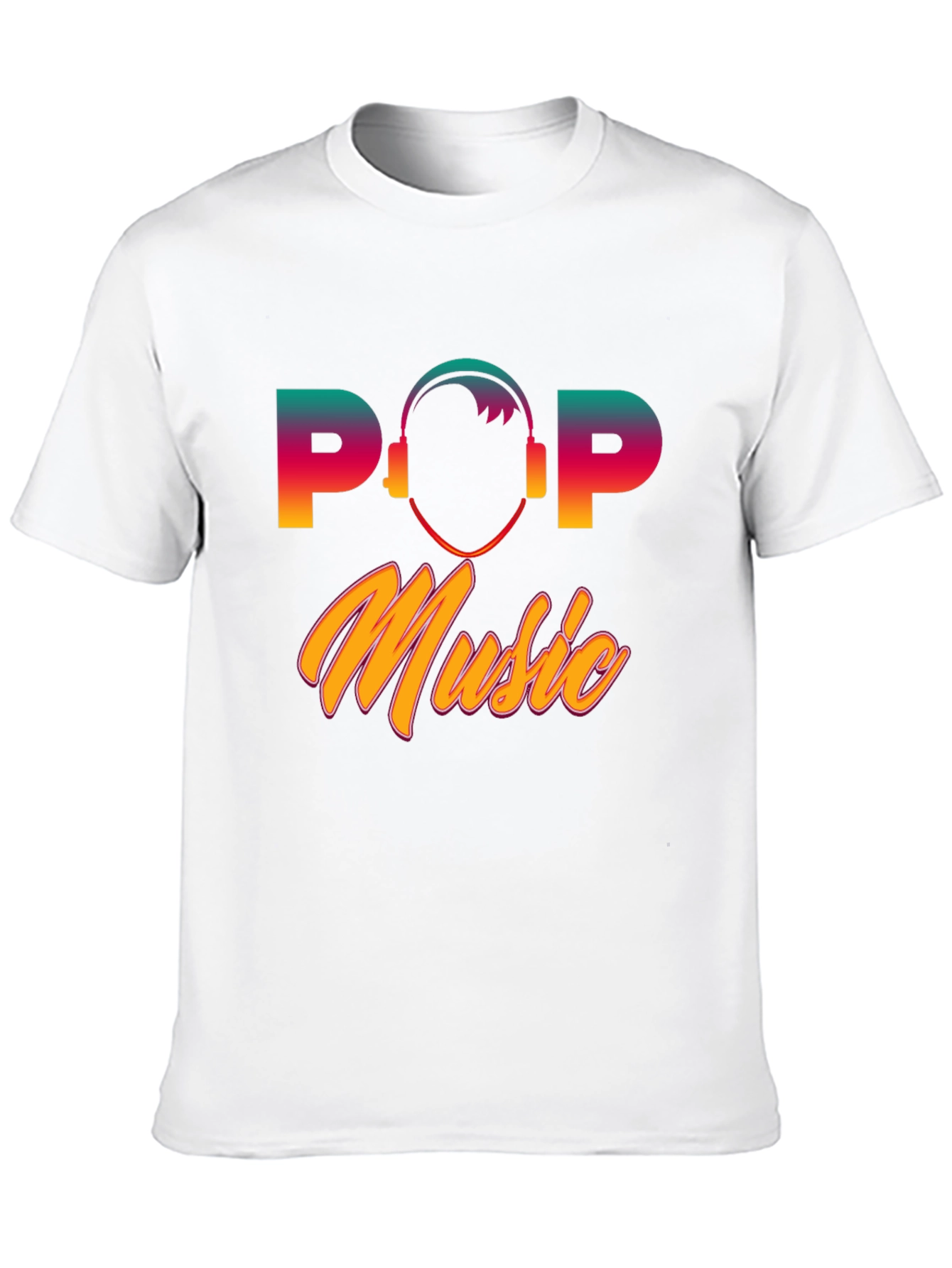 Pop Music Graphic T-Shirt - Retro Style Tee