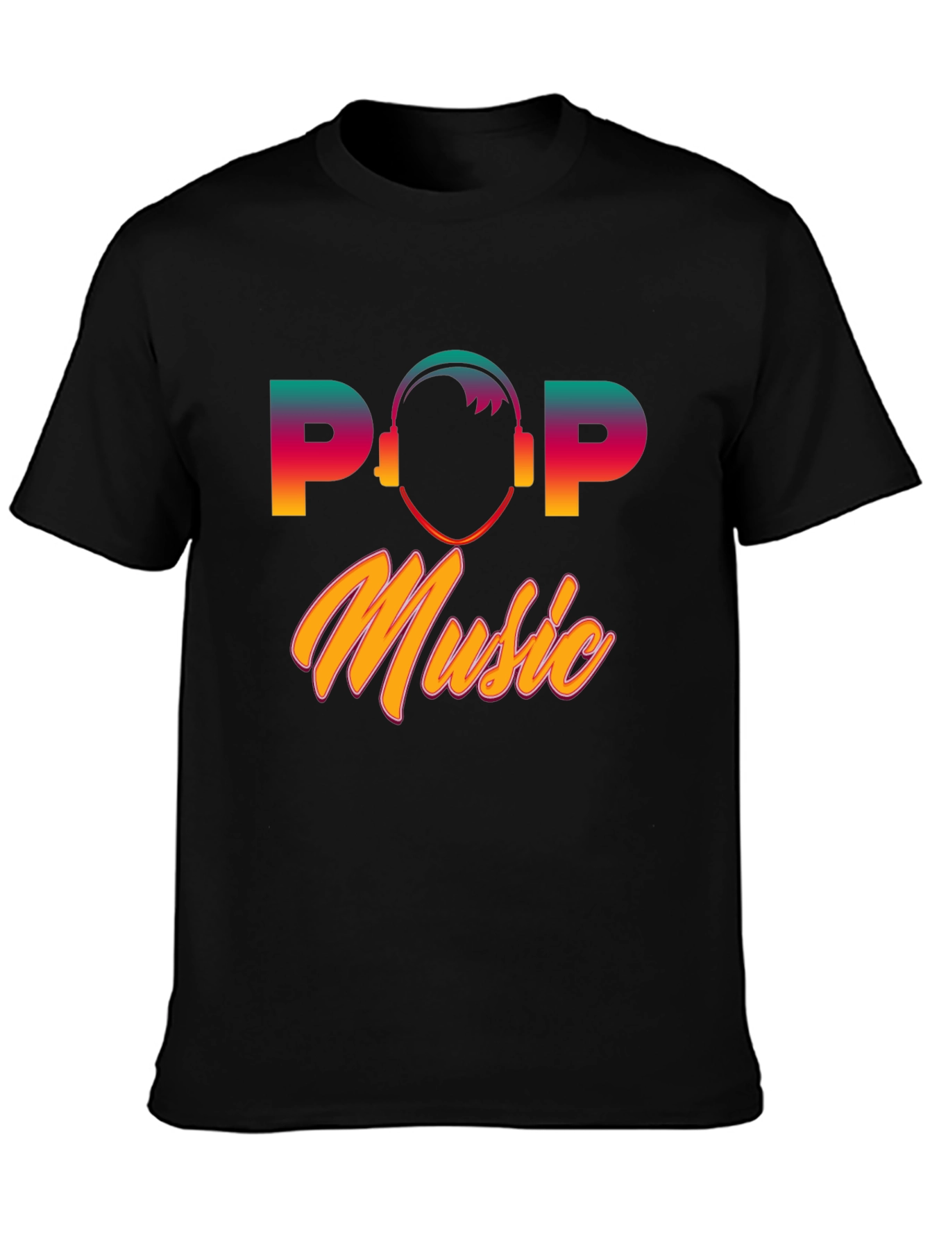 Pop Music Graphic T-Shirt - Retro Style Tee
