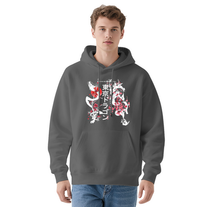 Tokyo Dragon Japanese Kanji Art Street?Wear Hoodie