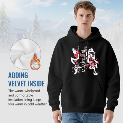 Tokyo Dragon Japanese Kanji Art Street?Wear Hoodie