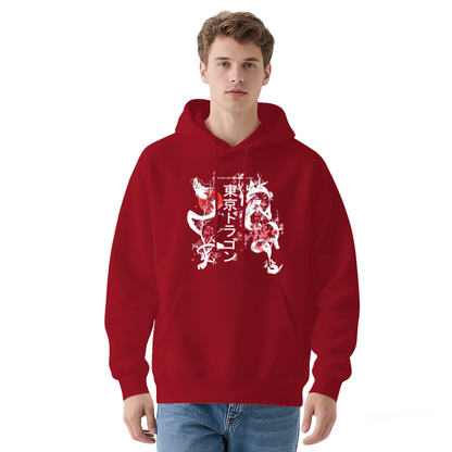 Tokyo Dragon Japanese Kanji Art Street?Wear Hoodie