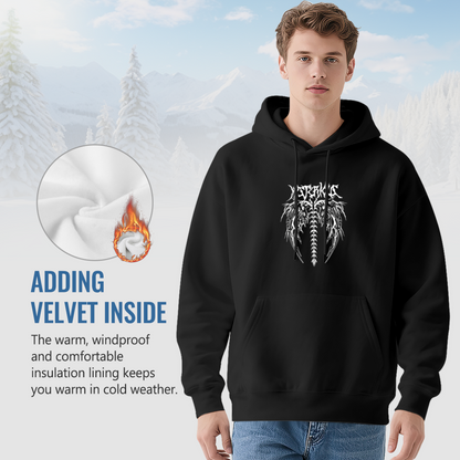 Dark Gothic Skeleton Wing Streetwear Hoodie
