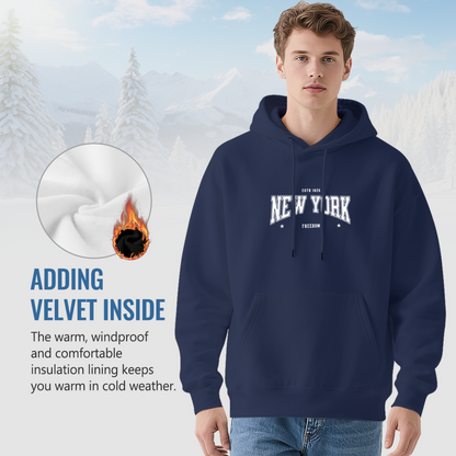 Retro New York Freedom Varsity Style Hoodie