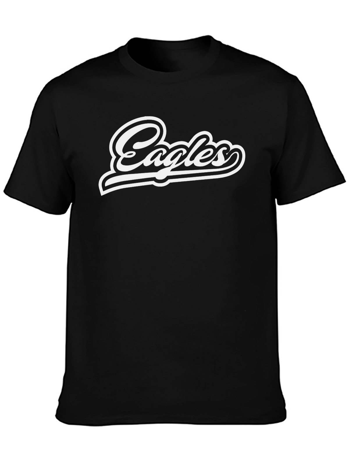 Eagles Black Graphic T-Shirt - Stylish Fan Apparel