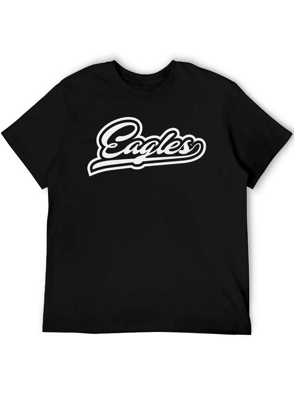 Eagles Black Graphic T-Shirt - Stylish Fan Apparel