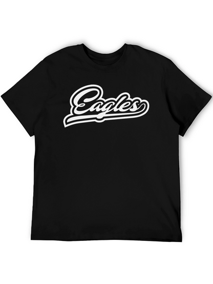 Eagles Black Graphic T-Shirt - Stylish Fan Apparel