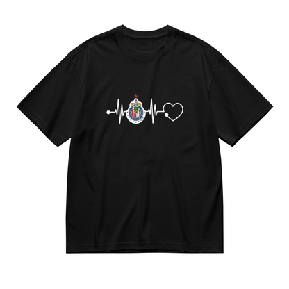Chivas De Guadalajara Heartbeat Fan Tee