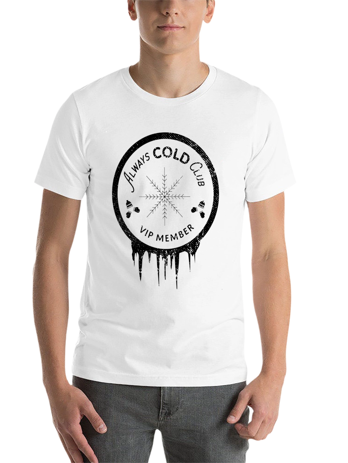 Always Cold Club VIP Black T-Shirt