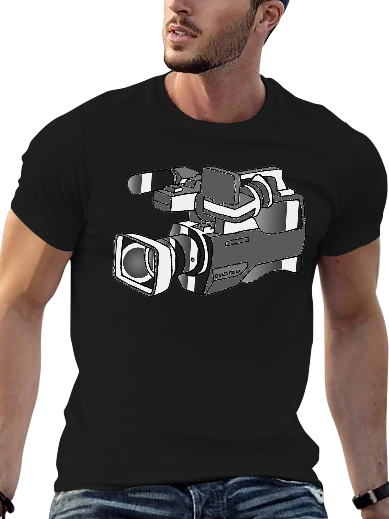 Camera Graphic Tee - Filmmaker Style