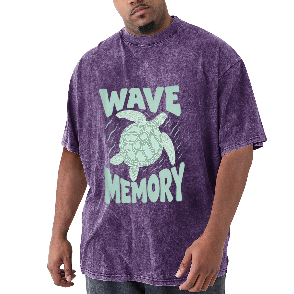 Wave Memory Sea Turtle Graphic