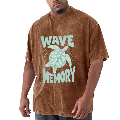 Wave Memory Sea Turtle Graphic