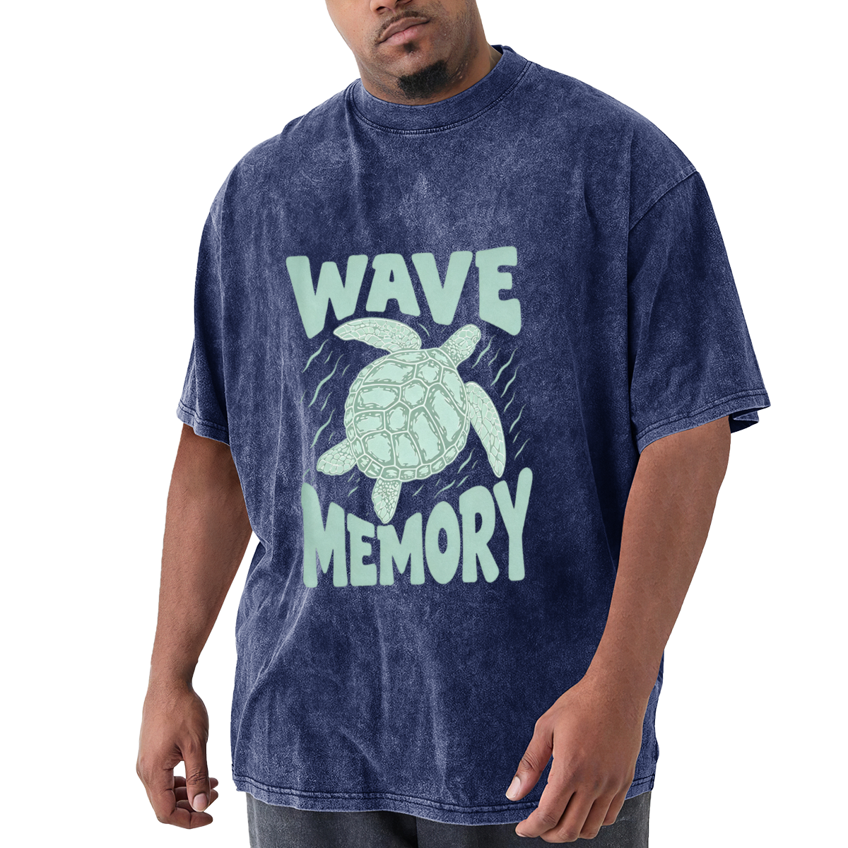 Wave Memory Sea Turtle Graphic