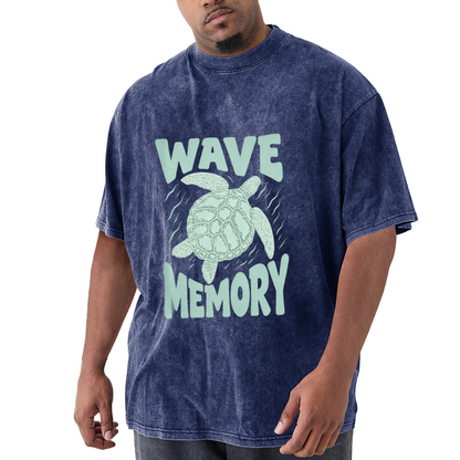 Wave Memory Sea Turtle Graphic