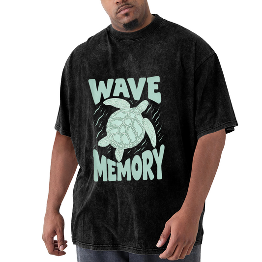 Wave Memory Sea Turtle Graphic
