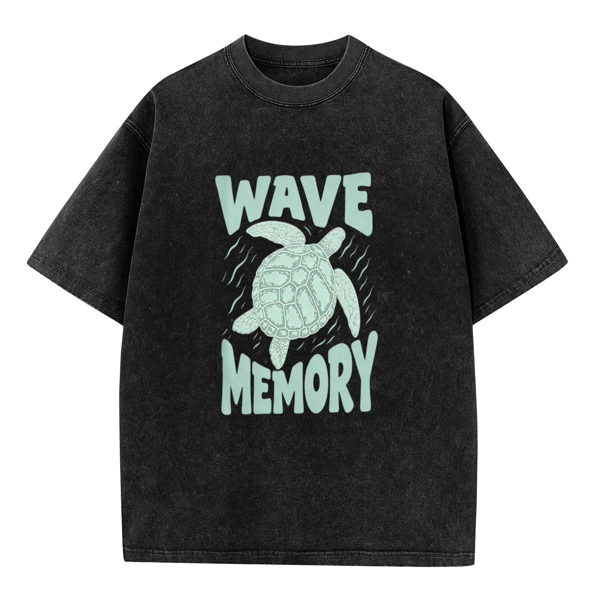 Wave Memory Sea Turtle Graphic