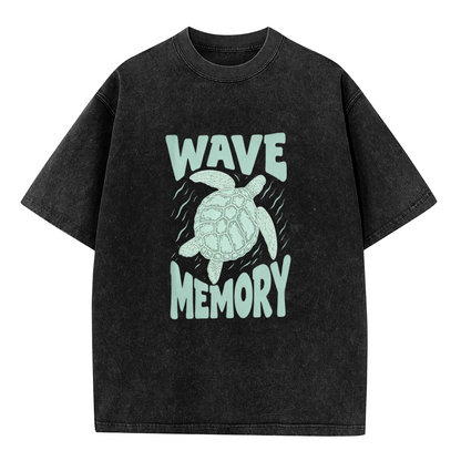 Wave Memory Sea Turtle Graphic