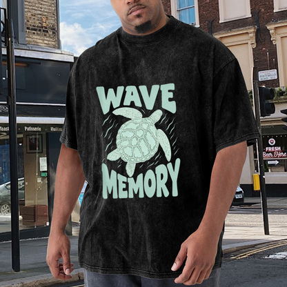 Wave Memory Sea Turtle Graphic