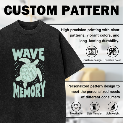 Wave Memory Sea Turtle Graphic