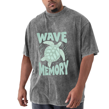 Wave Memory Sea Turtle Graphic