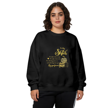 Aztec Tribal Geometric Stripe Crewneck Sweatshirt