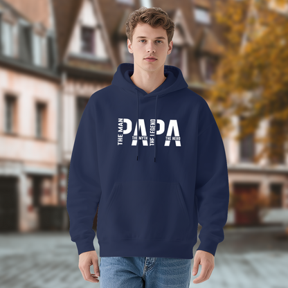 Papa The Man The Myth The Legend Statement Hoodie