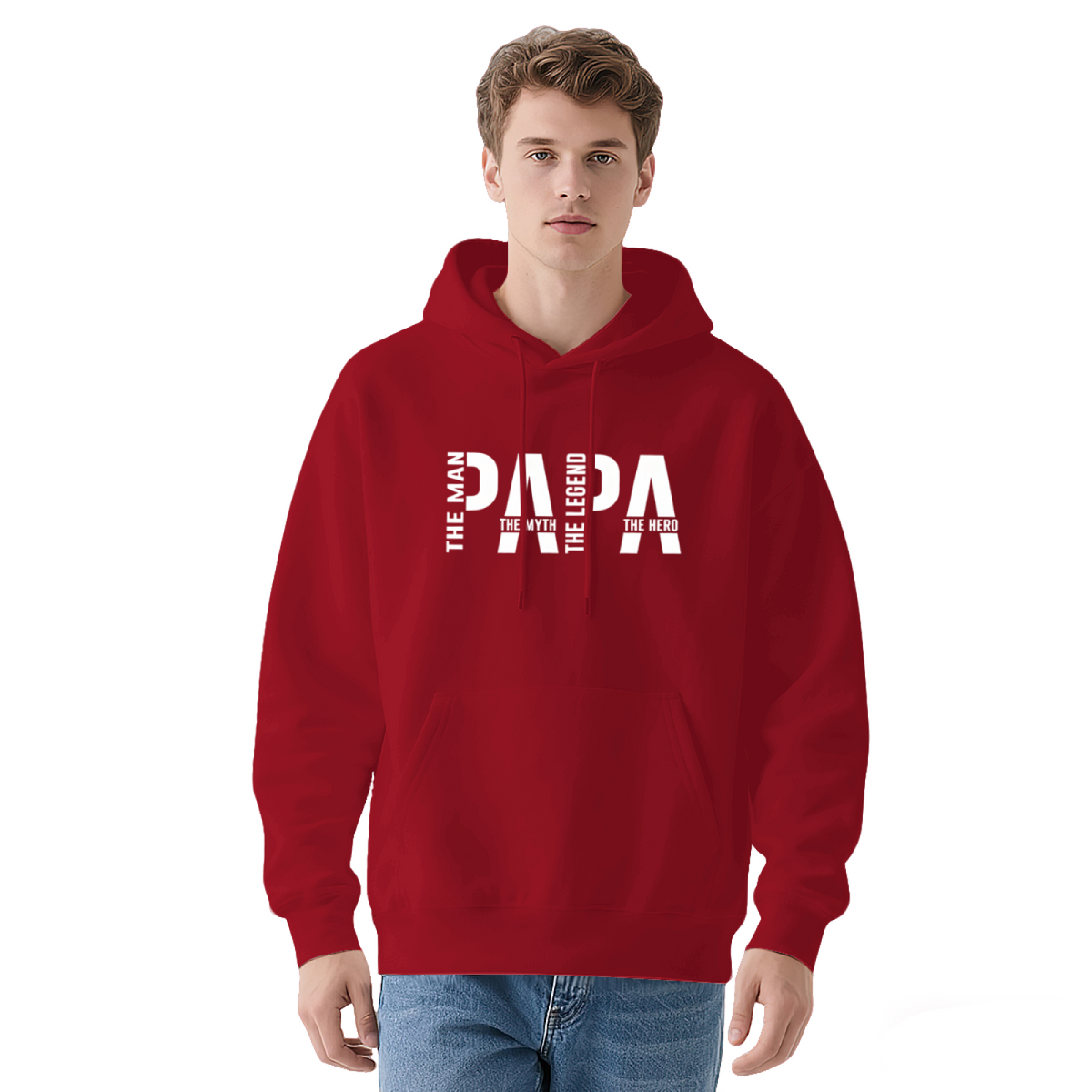 Papa The Man The Myth The Legend Statement Hoodie