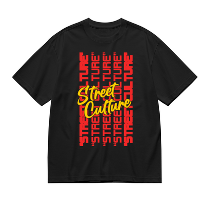 Men's Stacked Street Culture Text Hip Hop Urban Graphic Tee