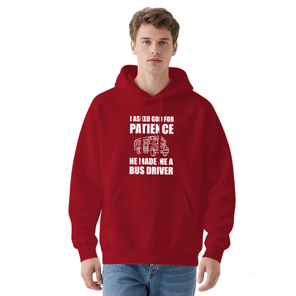 Bus Driver Prayer Slogan Navy Hoodie