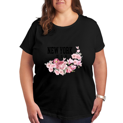 Soft Lavender Twin Purple Roses Minimal Floral Shirt
