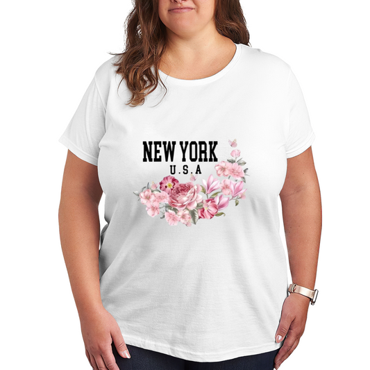 Soft Lavender Twin Purple Roses Minimal Floral Shirt