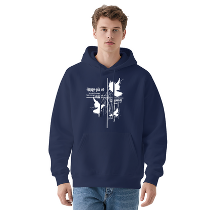 Happy Planet Dove Cross Gothic Graphic Hoodie