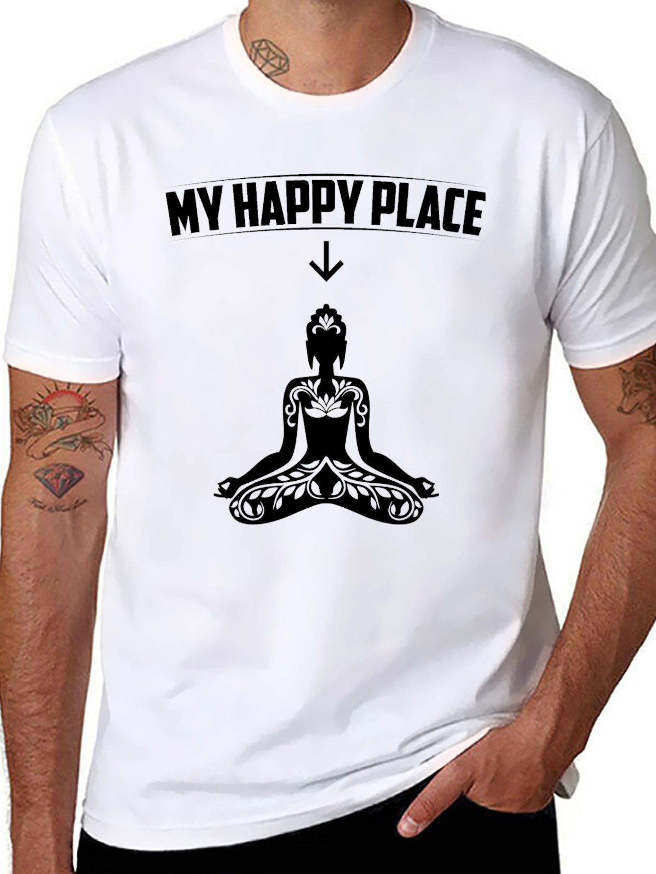 My Happy Place Meditation T-Shirt