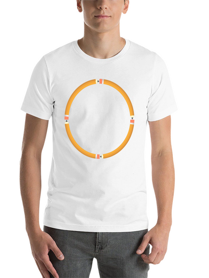 Pencil Circle Black T-Shirt