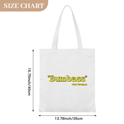 Floating Vinyl Record Music Notes Canvas Tote | Vintage Music Lover Soft Handbag