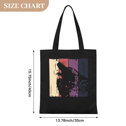 Multi Specialty Medical Hexagon Icon Canvas Tote | All Medical Staff Gift Shoulder Bag