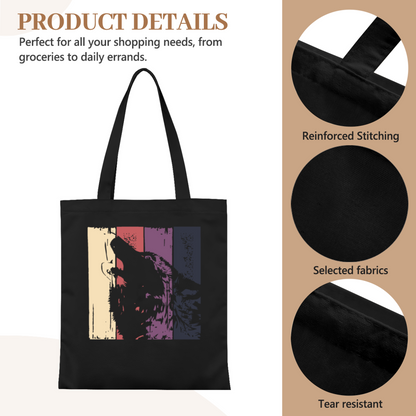 Multi Specialty Medical Hexagon Icon Canvas Tote | All Medical Staff Gift Shoulder Bag