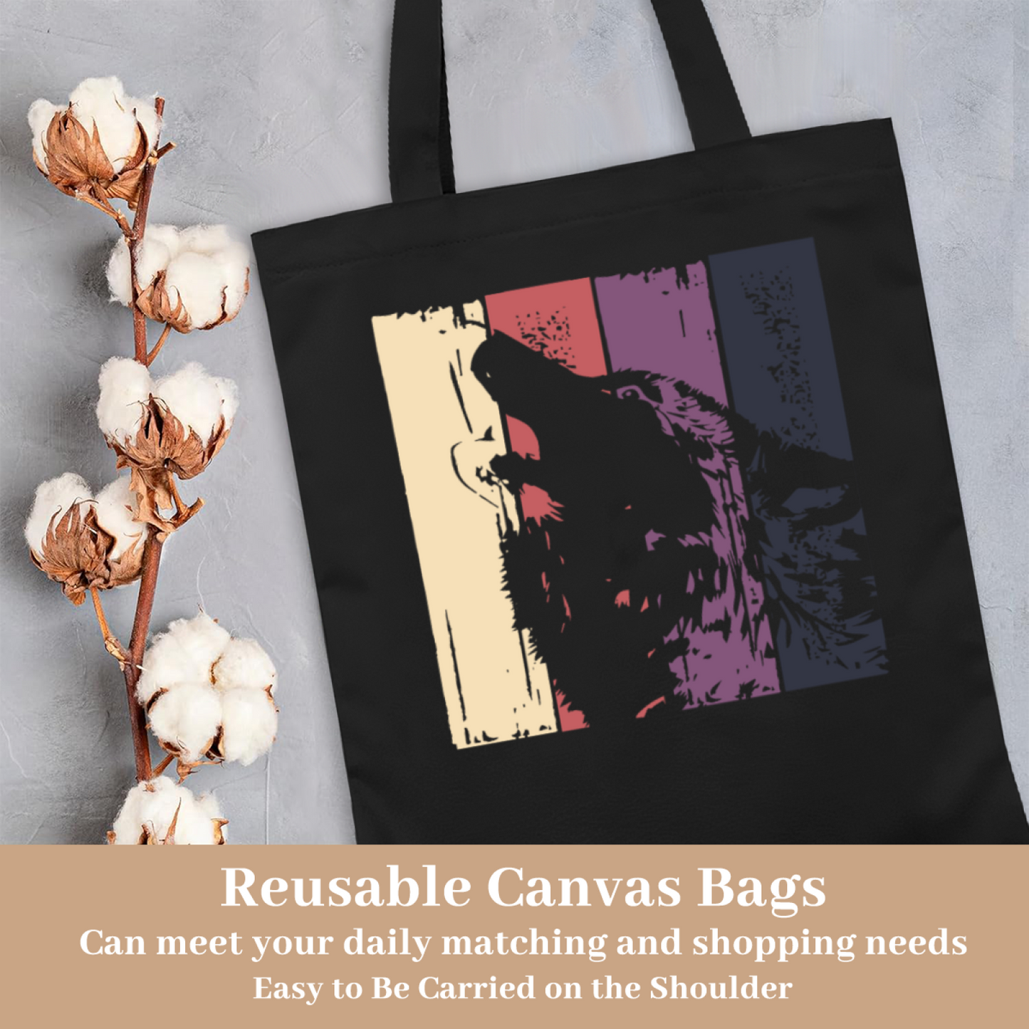 Multi Specialty Medical Hexagon Icon Canvas Tote | All Medical Staff Gift Shoulder Bag