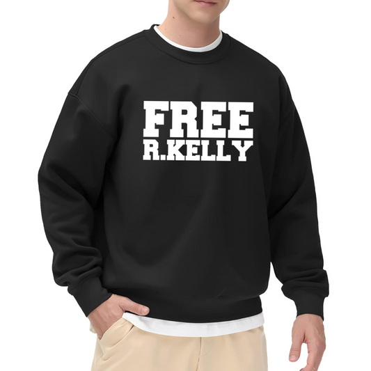 Free R.Kelly Bold Statement Graphic Crewneck Sweatshirt