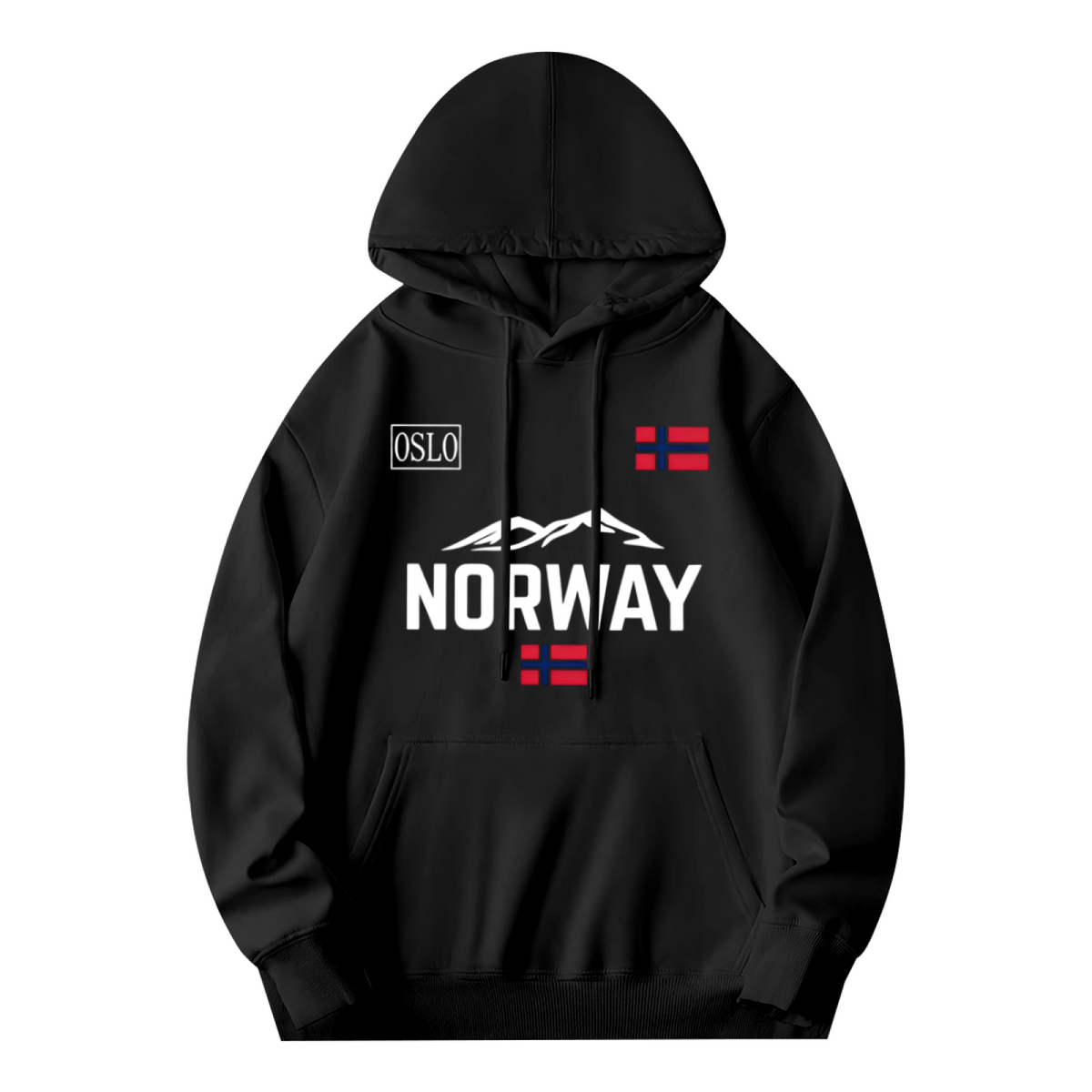 Norway Oslo Mountain National Flag Street Hoodie