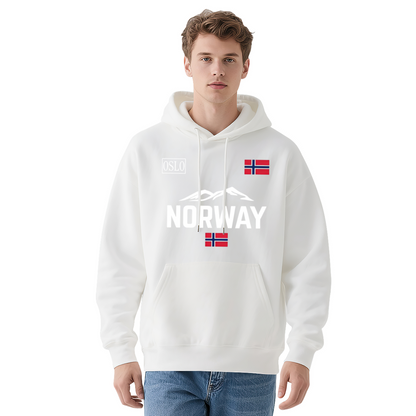 Norway Oslo Mountain National Flag Street Hoodie