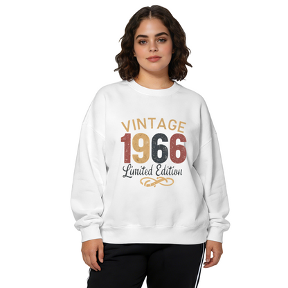 Motorcycle Heartbeat Gear Shift Graphic Black Crewneck Sweatshirt