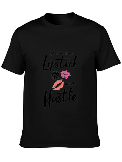 Lipstick and Hustle Graphic Tee