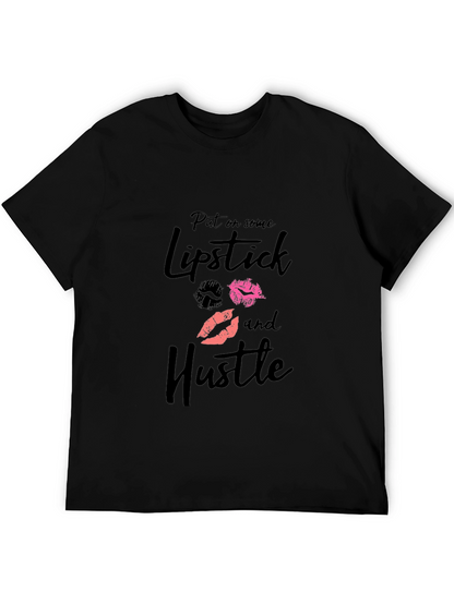 Lipstick and Hustle Graphic Tee