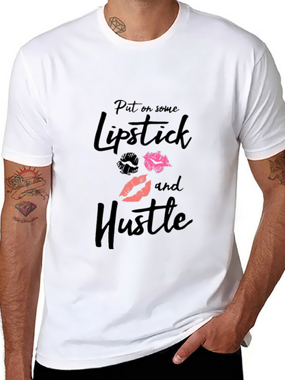 Lipstick and Hustle Graphic Tee