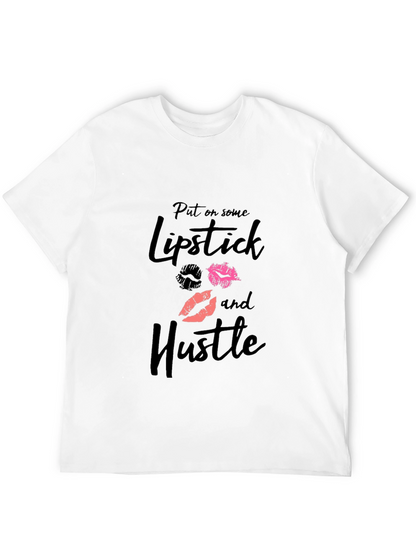 Lipstick and Hustle Graphic Tee