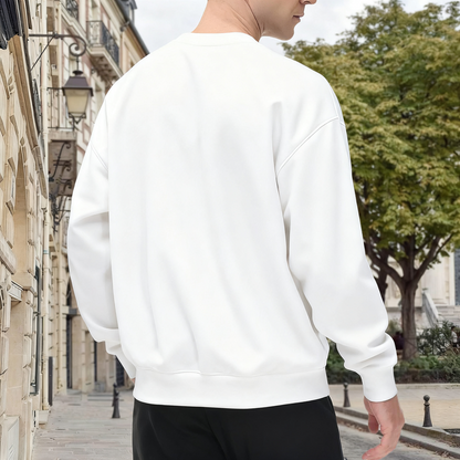 Minimal M Signature Script Crew Neck Sweatshirt